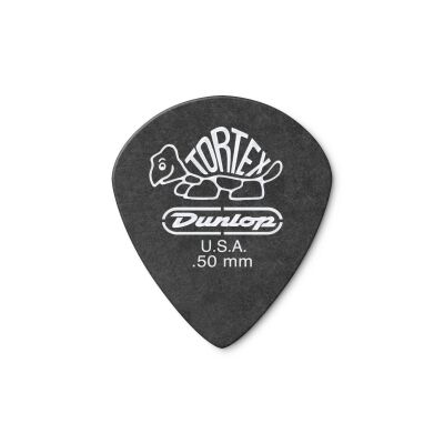 Jim Dunlop 482-050 Tortex Black Jazz III Pena Tek - Jim Dunlop
