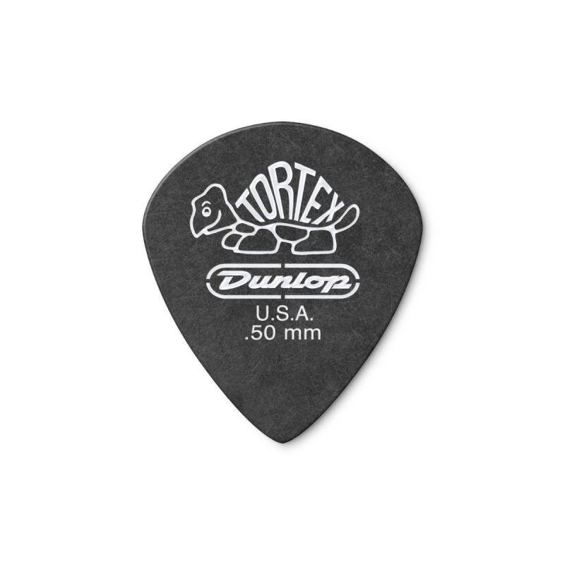 Jim Dunlop 482-050 Tortex Black Jazz III Pena Tek - 1
