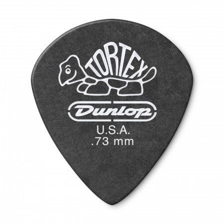 Jim Dunlop 482P0.73 Tortex Black Jazz III Pena - Thumbnail