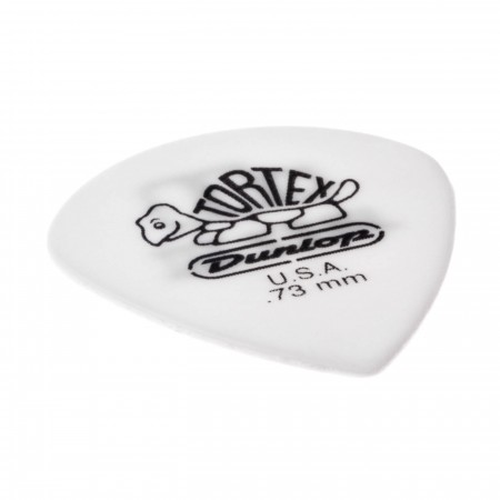 Jim Dunlop 482P0.73 Tortex White Jazz III Pena - Thumbnail