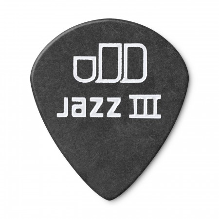 Jim Dunlop 482P0.88 Tortex Black Jazz III Pena - Thumbnail