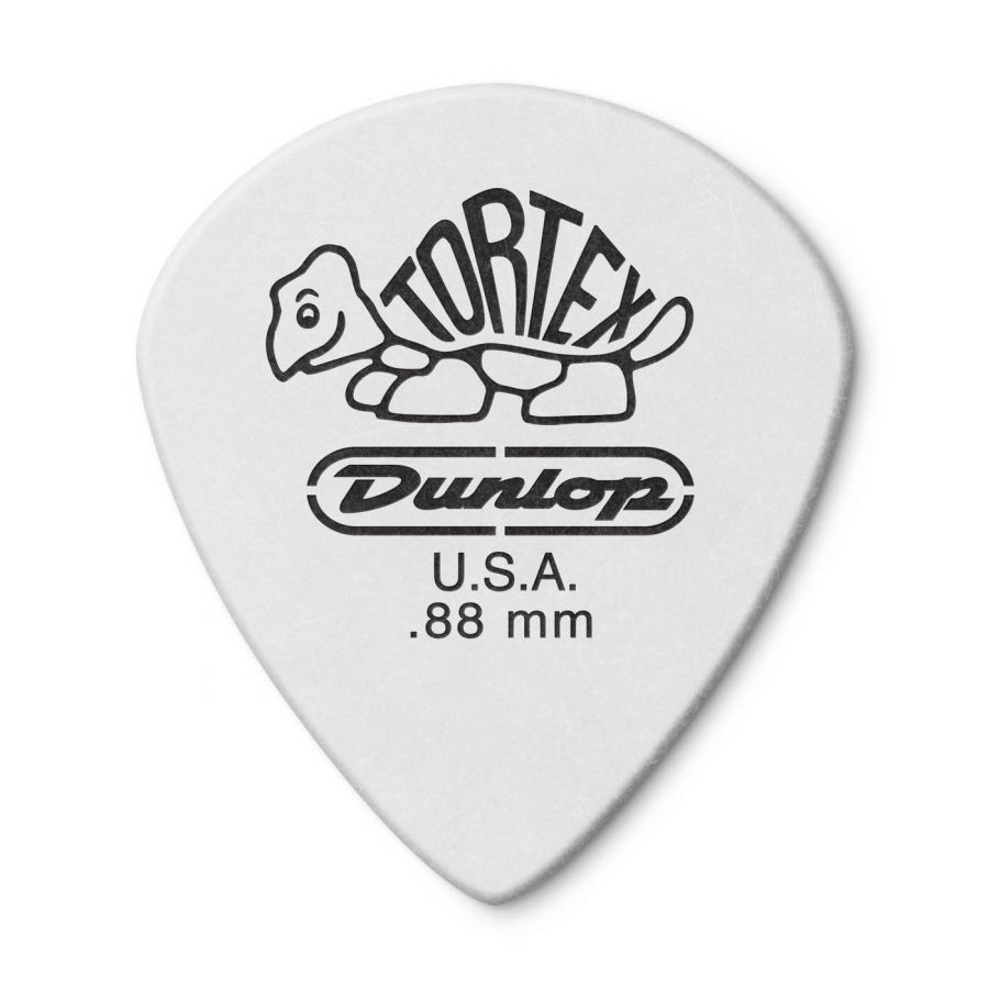 Jim Dunlop 478-088 Tortex White Jazz III Pena - 1