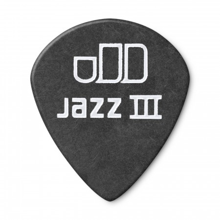 Jim Dunlop 482P1.00 Tortex Black Jazz III Pena - Thumbnail