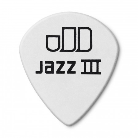 Jim Dunlop 478-114 Tortex White Jazz III Pena - 4