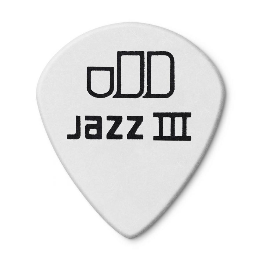Jim Dunlop 478-114 Tortex White Jazz III Pena - 4