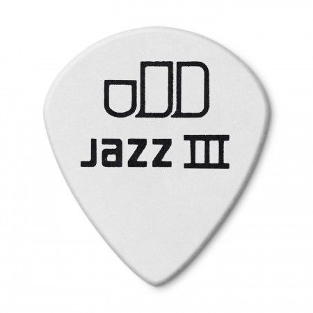 Jim Dunlop 482P1.14 Tortex White Jazz III Pena - Thumbnail