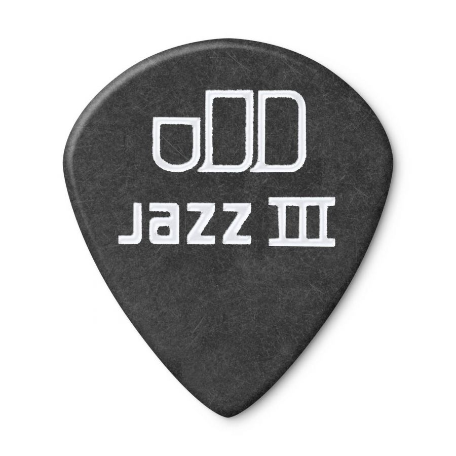 Jim Dunlop 482-135 Tortex Black Jazz III Pena - 4