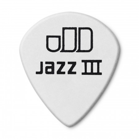 Jim Dunlop 478-135 Tortex White Jazz III Pena - 4