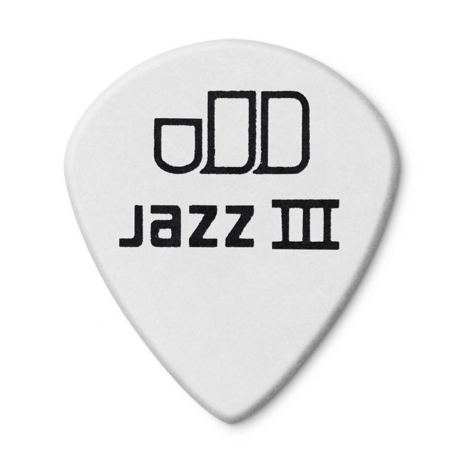 Jim Dunlop 478-135 Tortex White Jazz III Pena - 4