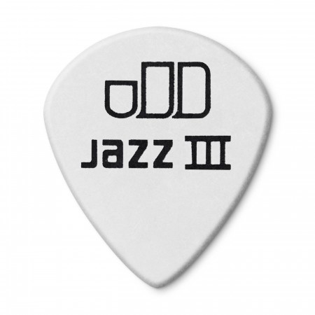 Jim Dunlop 482P1.35 Tortex White Jazz III Pena - Thumbnail