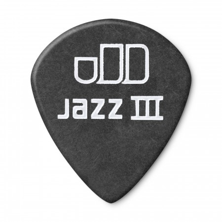 Jim Dunlop 482-150 Tortex Black Jazz III Pena Tek - 3