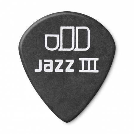 Jim Dunlop 482P1.50 Tortex Black Jazz III Pena Tek - Thumbnail