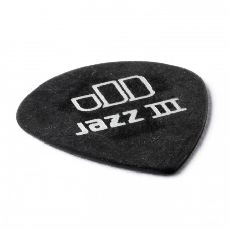 Jim Dunlop 482P1.50 Tortex Black Jazz III Pena Tek - Thumbnail