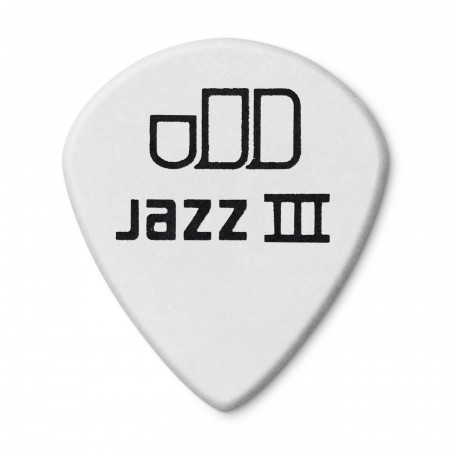 Jim Dunlop 482P1.50 Tortex White Jazz III Pena - 4