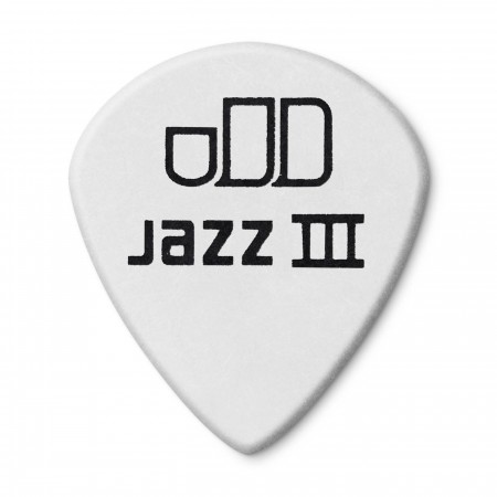 Jim Dunlop 482P1.50 Tortex White Jazz III Pena - Thumbnail