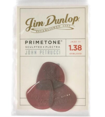 Jim Dunlop 518PJPRD John Petrucci Signature Primetone Jazz III 3’lü Paket Pena - Thumbnail