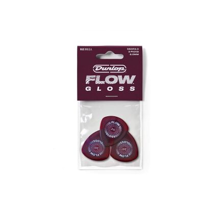 Jim Dunlop 550P2.0 Flow Gloss 3 lü Pena - Jim Dunlop