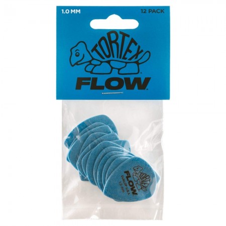 Jim Dunlop 558P1.0 Tortex 1mm Flow 12li Pena - Jim Dunlop