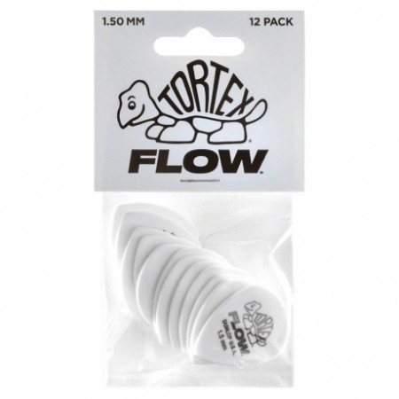 Jim Dunlop 558P1.5 Tortex 1.5mm Flow 12li Pena - 1