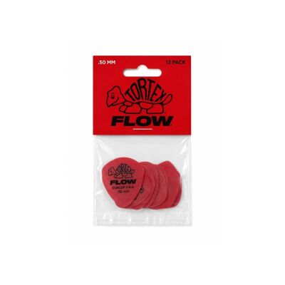 Jim Dunlop 558P.50 Tortex 50mm Flow 12li Pena - Jim Dunlop