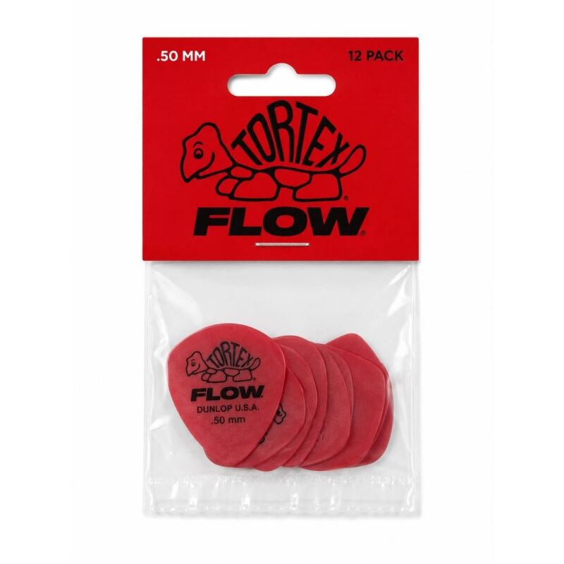 Jim Dunlop 558P.50 Tortex 50mm Flow 12li Pena - 1
