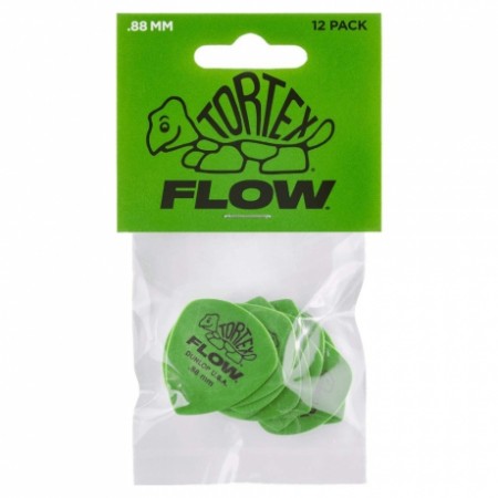 Jim Dunlop 558P.88 Tortex 88mm Flow 12li Pena