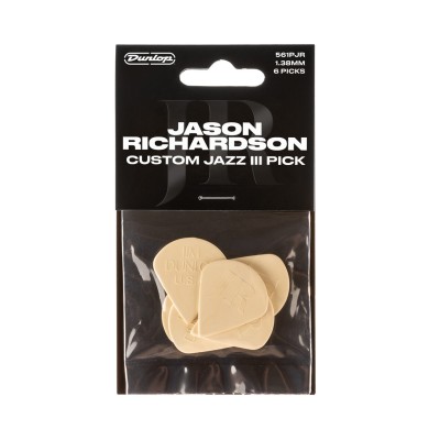 Jim Dunlop - Jim Dunlop 561PJR Jason Rıchardson Custom Jazz III Gitar Penası 6'lı