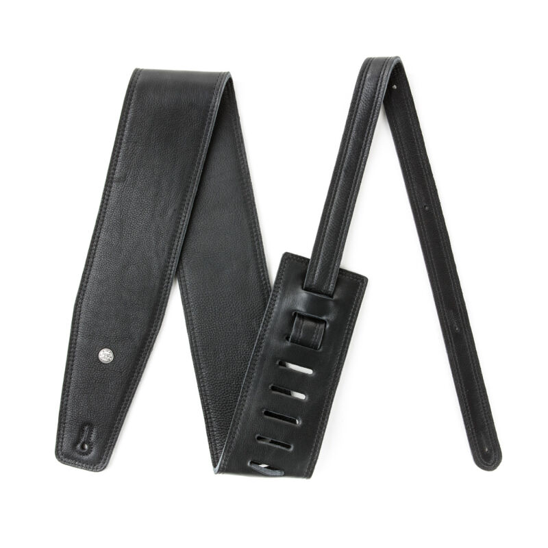 Jim Dunlop BMF16BK BMF 3.5 inç Bass Black Deluxe Strap - 2