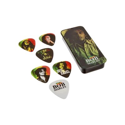 Jim Dunlop Bob Marley 6'lı Kutu Pena Seti (Medium) - Jim Dunlop