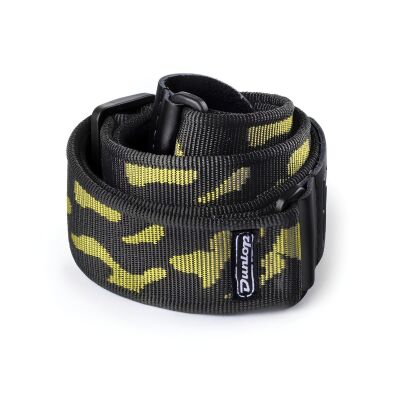 Jim Dunlop D3810OL Classic Cammo Olive Gitar Askısı – Zeytin Yeşili Kamuflaj - 2