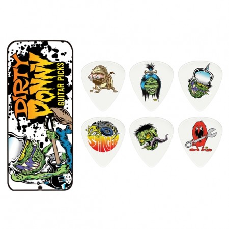 Jim Dunlop Dirty Donny 6lı Pena Seti (0.73mm) - Jim Dunlop