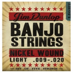 Jim Dunlop - Jim Dunlop DJN0920 Nikel Banjo Teli (.009–.020)