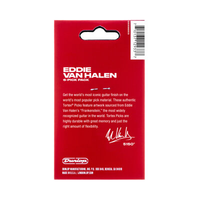 Jim Dunlop EVH102P088 Eddie Van Halen 0.88mm 6'lı Gitar Pena - 3