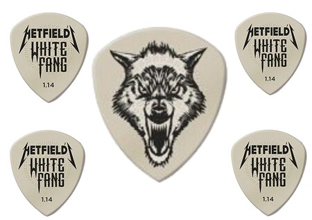 Jim Dunlop Hetfıeld's Whıte Fang™ Custom Flow® 1.14mm Kutu Pena - Thumbnail