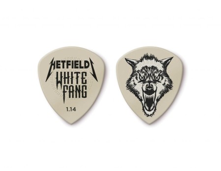 Jim Dunlop - Jim Dunlop Hetfıeld's Whıte Fang™ Custom Flow® 1.14mm Pena (Tek)