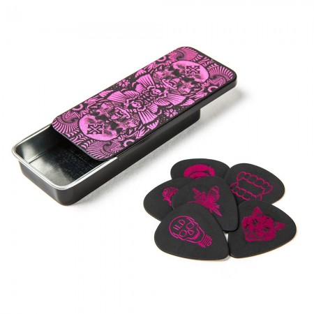 Jim Dunlop - Jim Dunlop I Love Dust Magenta 88mm 6'lı Kutu Pena