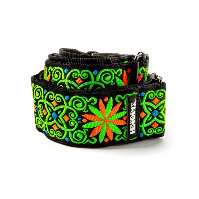 Jim Dunlop JH26 Jimi Hendrix Blacklight Fillmore Green Gitar Askısı - 2