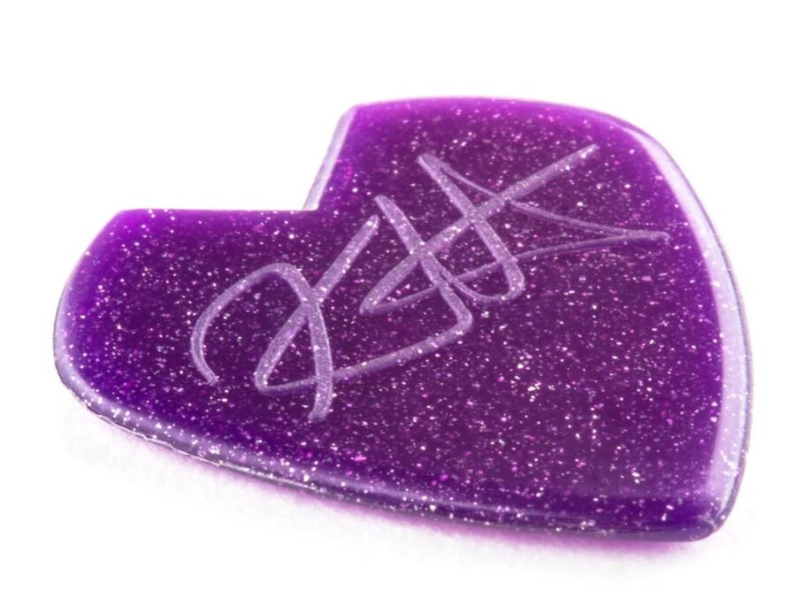 Jim Dunlop Kirk Hammett Signature Purple Sparkle Jazz III Tekli - 3
