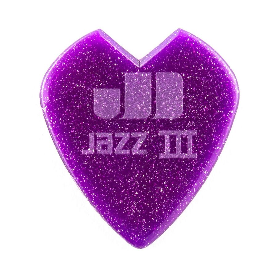 Jim Dunlop Kirk Hammett Signature Purple Sparkle Jazz III Tekli - 1