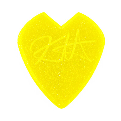Jim Dunlop Kirk Hammett Signature Yellow Glıtter Jazz III Tekli - Jim Dunlop