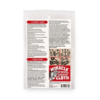 Jim Dunlop Miracle Cloth MCR12 12 İnç Temizlik ve Parlatma Bezi | Metal, Ahşap ve Lake Yüzey Uyumlu - 3