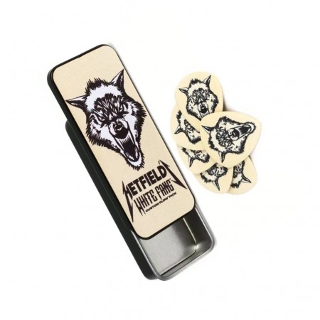 Jim Dunlop PH122T.73 Hetfıeld's Whıte Fang Custom Flow® Pıck 0.73mm - Jim Dunlop