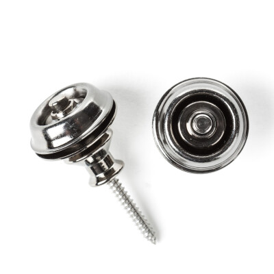 Jim Dunlop SLS1036BN Black Nikel Kilitli Straplock ( Dual Design Strap Retainers (Black Nickel) - Jim Dunlop
