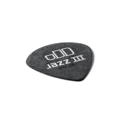 Jim Dunlop 482-073 Tortex Black Jazz III Pena Tek - 3
