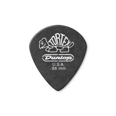 Jim Dunlop 482-088 Tortex Black Jazz III Pena Tek - Jim Dunlop