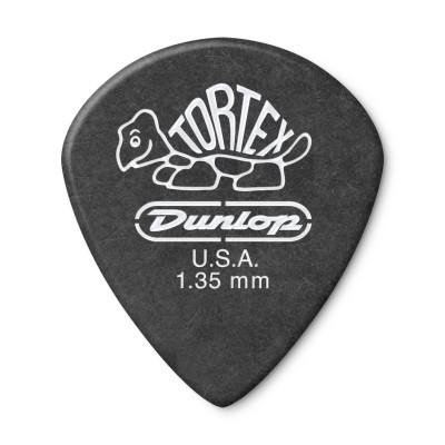 Jim Dunlop Tortex® Pitch Black Jazz III 1.35 12'li Set Pena - 2