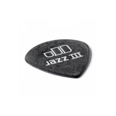 Jim Dunlop 482-135 Tortex Black Jazz III Pena Tek - 3