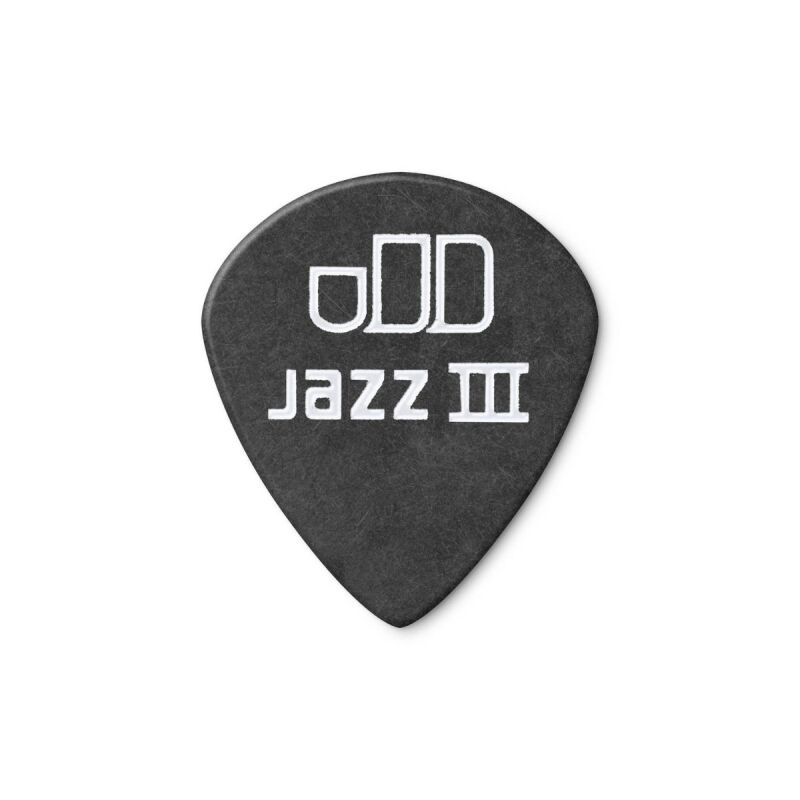Jim Dunlop 482-100 Tortex Black Jazz III Pena Tek - 3