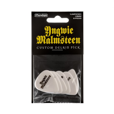 Jim Dunlop - Jim Dunlop Yngwie Malmsteen (YJMP01WH) 6'lı Set Elektro Gitar Pena