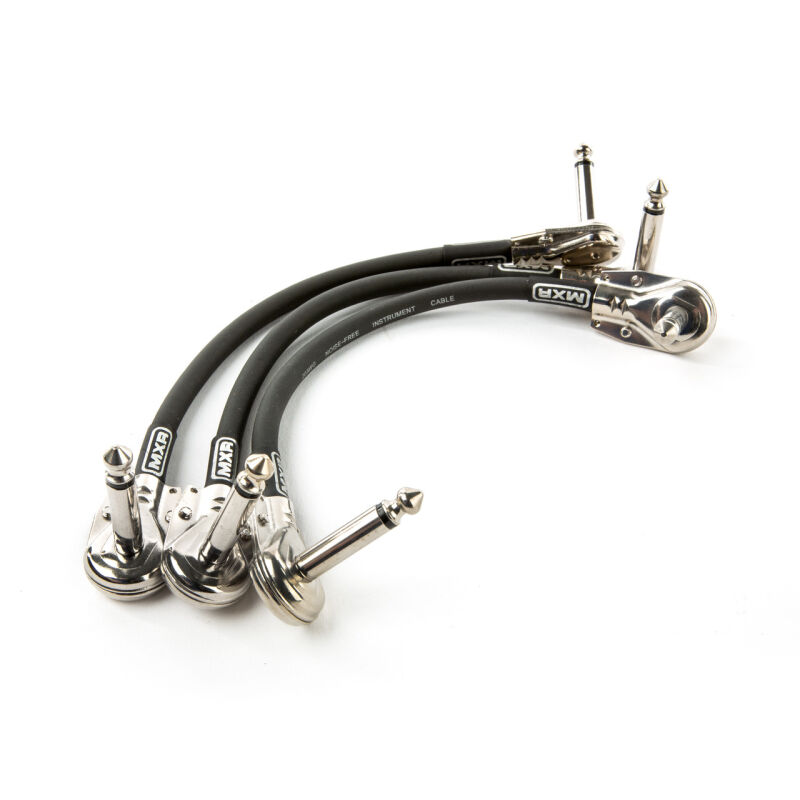 Jim Dunlop 3PDCP06 Cable Pitch 6 inç (15 cm) Pedal Bağlantı Kablosu 3'lü Paket - 1